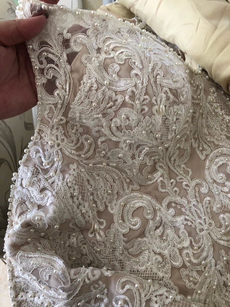 Vestido de noiva Unique Lace Mermaid Wedding Dresses Pearls Spaghetti Straps Bride Dress 2020 Elegant Bridal Wedding Gowns