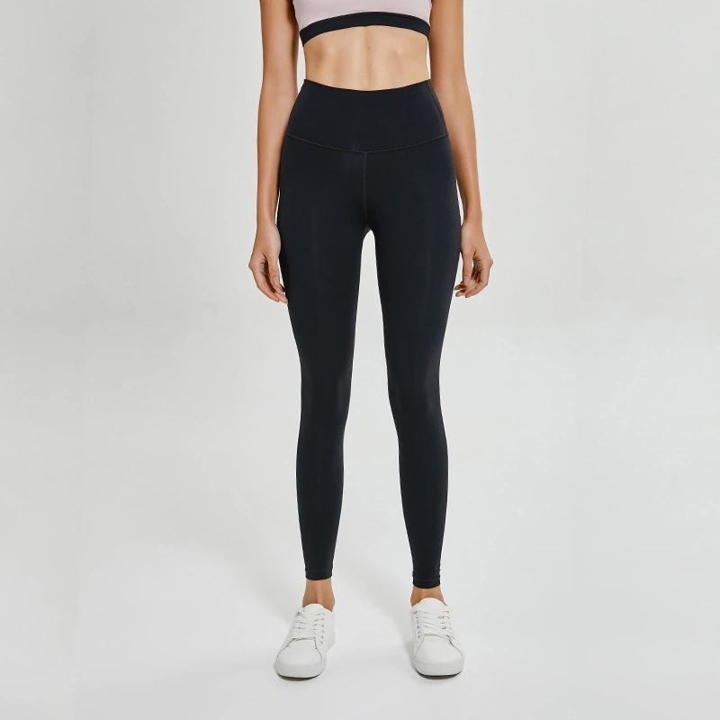 Ladies Leggings Basic Pattern High Waist Full Length Stretchy Ultra Soft 80% Nylon 20% Spandex Compression Fitness Sport Leggings MX200329