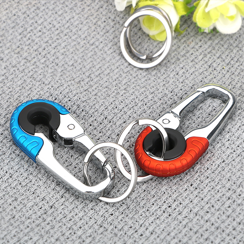 Car Keychain Creative Key Holder Keyring Men's Fashion Key Chain Birthday Gift Metal Key Ring Car-styling Auto Accessories