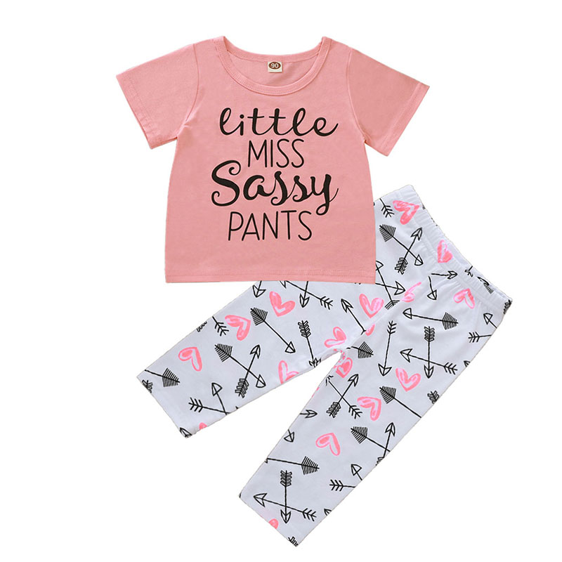 Girls 100% Cotton Letter Print Short Sleeve Tops and Trousers Suit Two Pieces ZHT 399, As picture
Girls 100% Cotton Letter Print Short Sleeve Tops and Trousers Suit Two Pieces ZHT 399, As picture