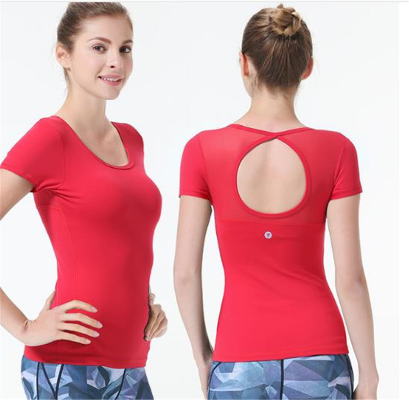 yoga top sport shirt women shirt short sleeve t tight elasticity tops running Exercise and fitness tops, Green
yoga top sport shirt women shirt short sleeve t tight elasticity tops running Exercise and fitness tops, Green