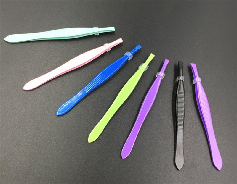Schönheit Edelstahl Augenbraue Pinzette Schräg Kopf Haar Entfernung Augenbraue Clip Make-Up Werkzeug Schönheit Tipp
