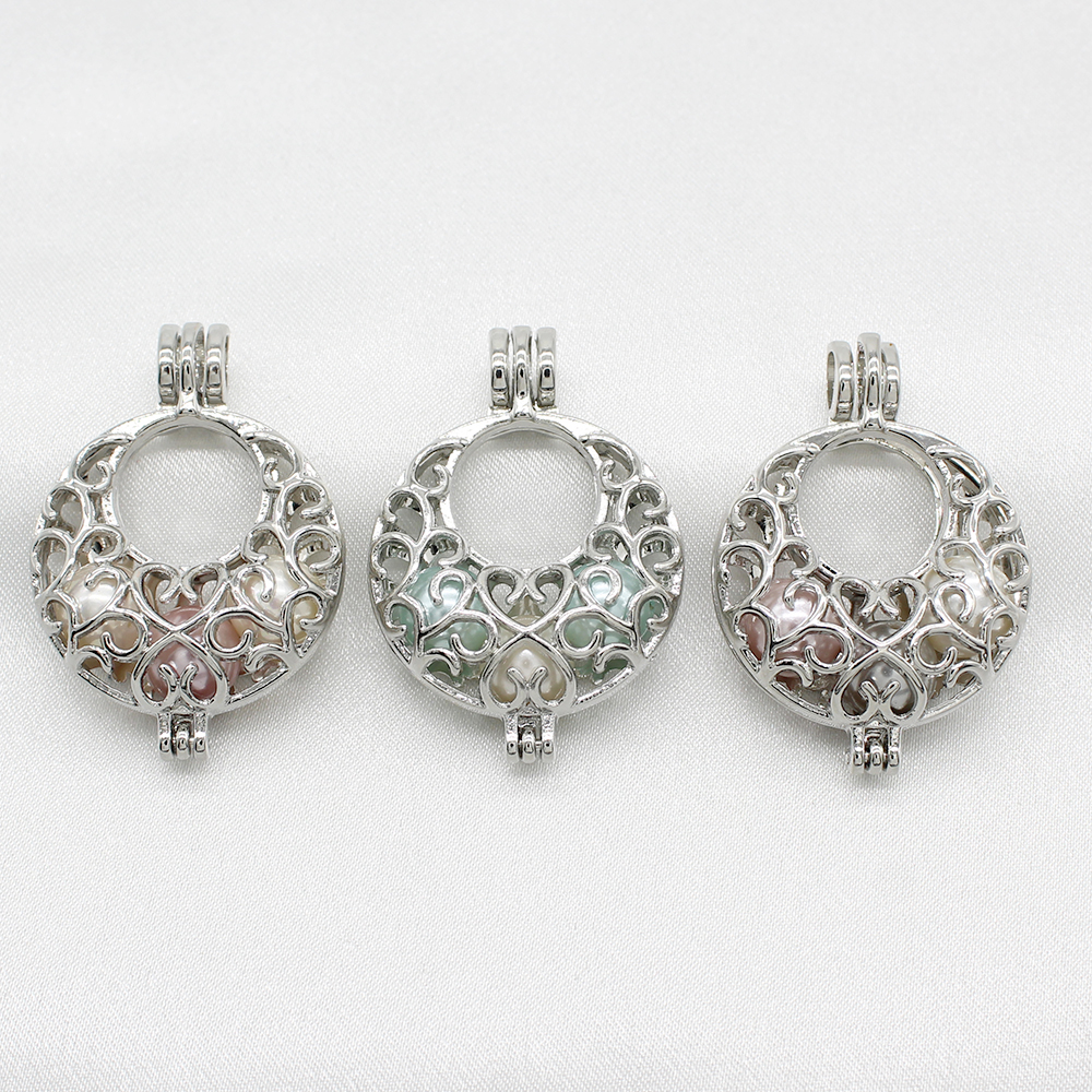 Hollow Dangle Heart Flower Pearl Cage Pendant Essential Oil Diffuser Bead Cage Lockets Necklace Charms for Oyster Pearl, Silver
Hollow Dangle Heart Flower Pearl Cage Pendant Essential Oil Diffuser Bead Cage Lockets Necklace Charms for Oyster Pearl, Silver