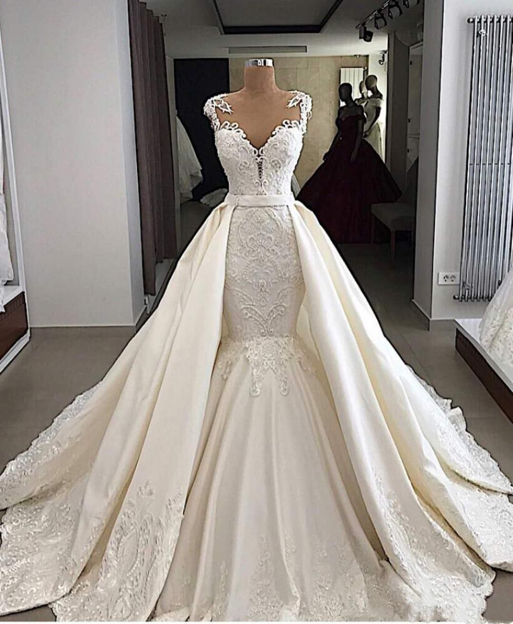 Real Picture Mermaid Wedding Dress with Detachable Train Scoop Neck Lace Appliques Ivory Satin Top Quality Bridal Gowns from China, Pink
Real Picture Mermaid Wedding Dress with Detachable Train Scoop Neck Lace Appliques Ivory Satin Top Quality Bridal Gowns from China, Pink