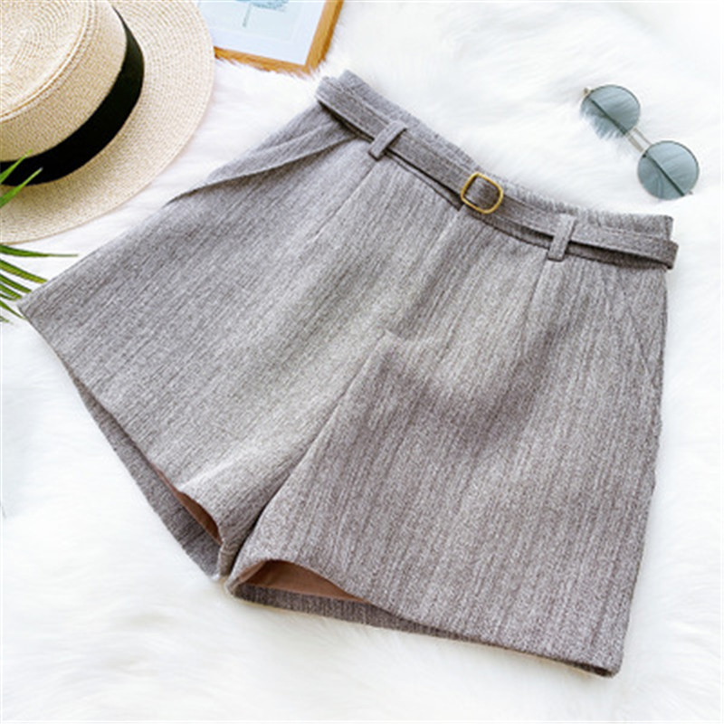Elegant Shorts Women High Waist A Line Shorts Female With Belt Fashion Leisure Solid Color Office Wear Short-pant M L RM50160, Black
Elegant Shorts Women High Waist A Line Shorts Female With Belt Fashion Leisure Solid Color Office Wear Short-pant M L RM50160, Black