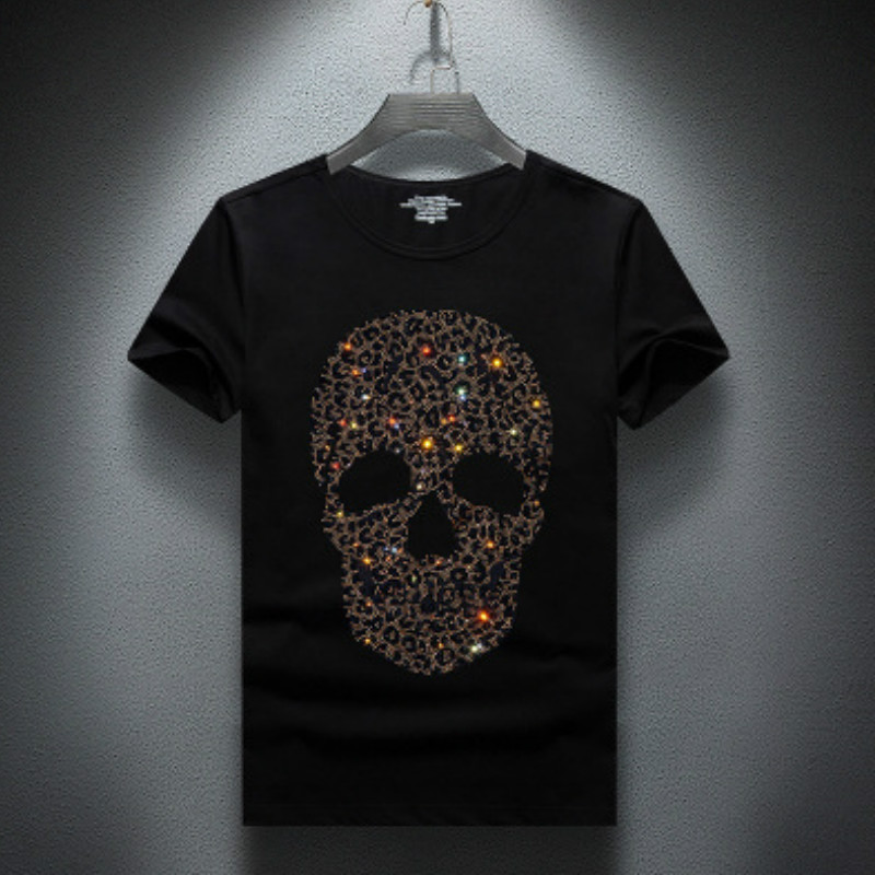Mens Designer T Shirts Skull Hot Diamond Summer Half-sleeved Slim Plus Size Bottoming Shirt Fashion Trend Casual Tees High Quality Wholesale, 934white
Mens Designer T Shirts Skull Hot Diamond Summer Half-sleeved Slim Plus Size Bottoming Shirt Fashion Trend Casual Tees High Quality Wholesale, 934white