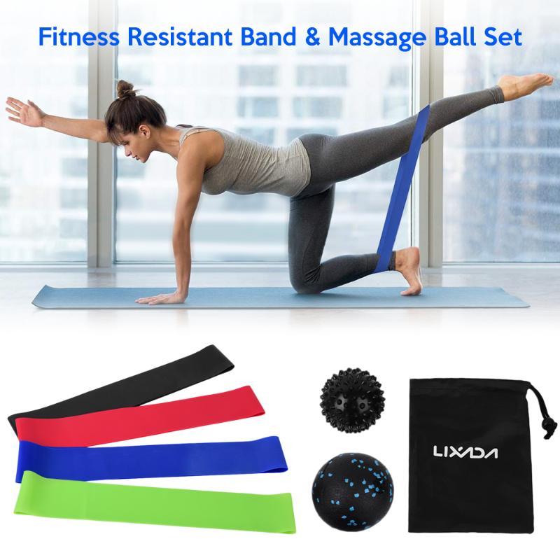 Lixada Exercise Resistance Loop Band with Fascial Ball Spiky Ball Elastic Booty Band Massage Set for Yoga Home Gym Training
Lixada Exercise Resistance Loop Band with Fascial Ball Spiky Ball Elastic Booty Band Massage Set for Yoga Home Gym Training