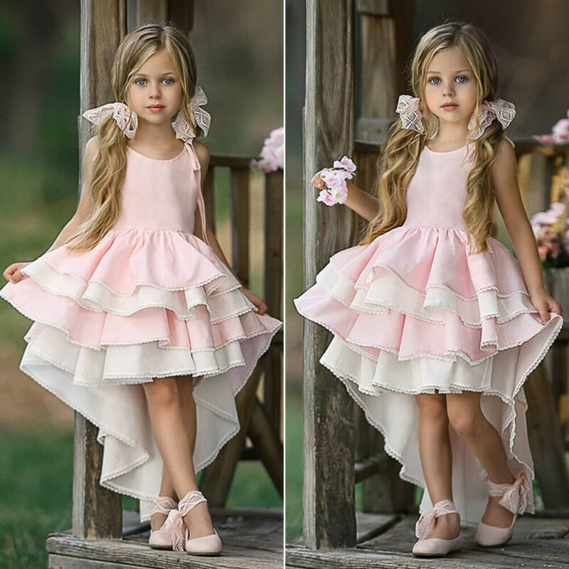 New Kids Baby Girl Toddler Princess Lace Dress Sling Wedding Ball Gown Bridesmaid Pageant Birthday Party Dress Costume, Pink
New Kids Baby Girl Toddler Princess Lace Dress Sling Wedding Ball Gown Bridesmaid Pageant Birthday Party Dress Costume, Pink