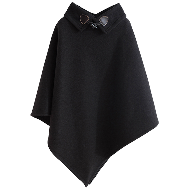 M-4XL autumn and winter long woolen coat Korean version of the loose thin tide men's cloak shawl cloak high collar lapel persona, Black
M-4XL autumn and winter long woolen coat Korean version of the loose thin tide men's cloak shawl cloak high collar lapel persona, Black