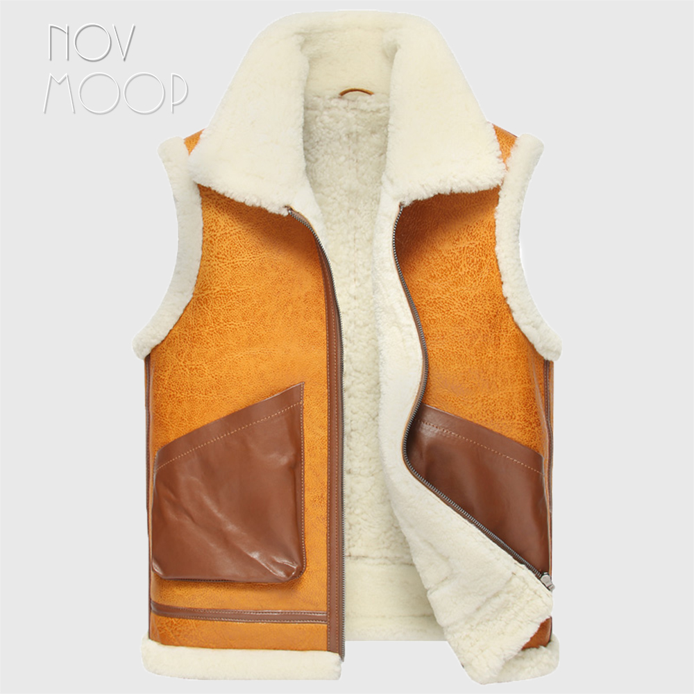 Men winter yellow genuine leather real lambskin shearling fur vest winter real lambswool coat jacket chalecos para hombre LT2623, Yellow per pic
Men winter yellow genuine leather real lambskin shearling fur vest winter real lambswool coat jacket chalecos para hombre LT2623, Yellow per pic