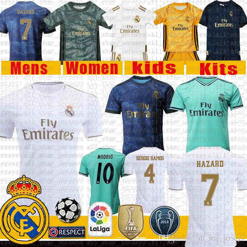 Real 2020 Madrid Men's Kids Kits Soccer Jersey SERGIO RAMOS 4 23 HAZARD 7 HAZARD MODRIC 10 BENZEMA MARCELO ASENSIO ISCO Football Shirt adult, Black;yellow
Real 2020 Madrid Men's Kids Kits Soccer Jersey SERGIO RAMOS 4 23 HAZARD 7 HAZARD MODRIC 10 BENZEMA MARCELO ASENSIO ISCO Football Shirt adult, Black;yellow