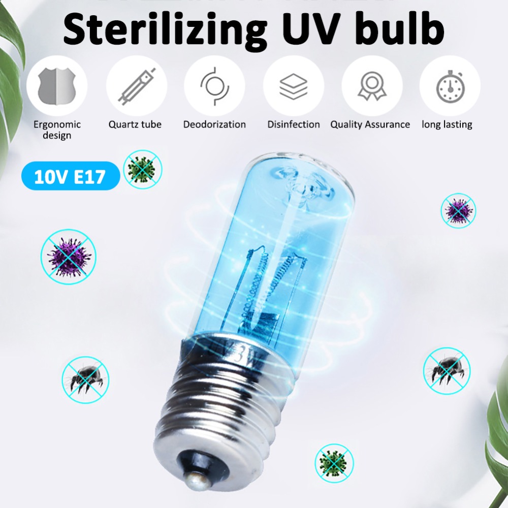 3W E17 DC 10-12V UVC Ultraviolet UV Light Tube Bulb Disinfection Lamp Ozone Sterilization Mites Lights Germicidal Bulbs
3W E17 DC 10-12V UVC Ultraviolet UV Light Tube Bulb Disinfection Lamp Ozone Sterilization Mites Lights Germicidal Bulbs