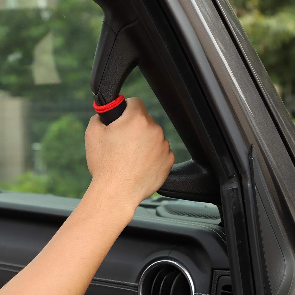 Non-slip Rooftop Grab Handles Protection Cover 4pcs For Jeep Wrangler JL 2018 Up Auto Interior Accessories