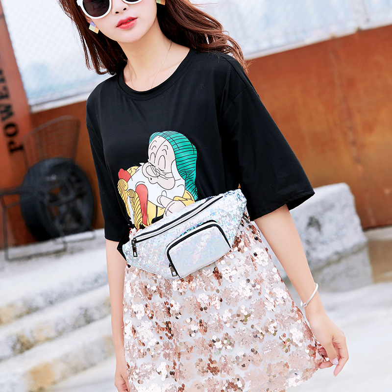 2020 new Korean fashion chest bag women's cute shoulder bag large capacity crossbody ladies, Black
2020 new Korean fashion chest bag women's cute shoulder bag large capacity crossbody ladies, Black