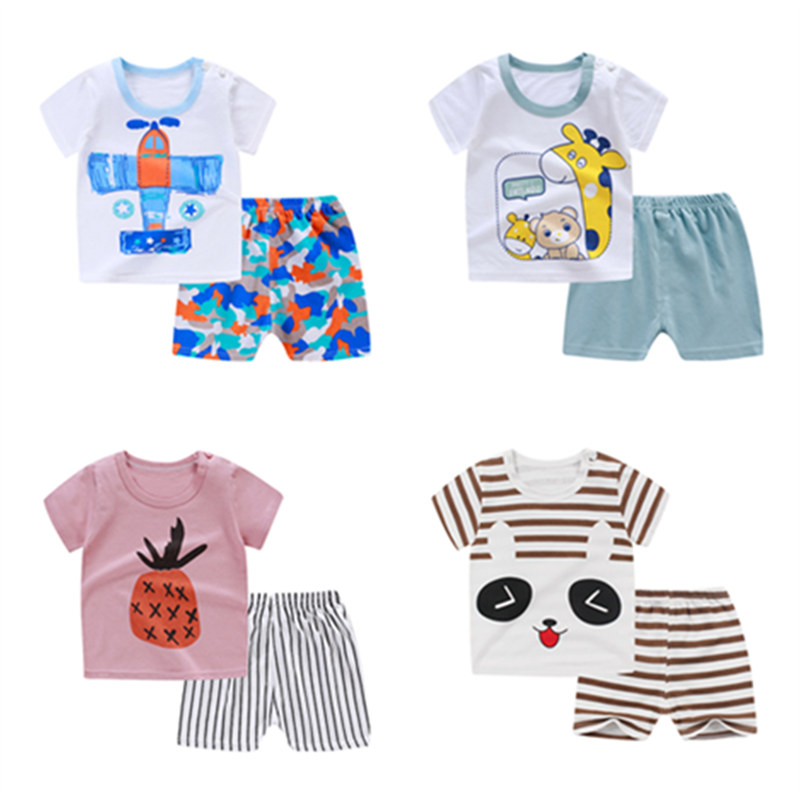 Baby Clothing Set Boys Girls 2020 Summer Casual Clothes Set Giraffe Tops+Cotton Short Pants 2pcs Outfits Size for 12M to 4 Years, Set 5
Baby Clothing Set Boys Girls 2020 Summer Casual Clothes Set Giraffe Tops+Cotton Short Pants 2pcs Outfits Size for 12M to 4 Years, Set 5