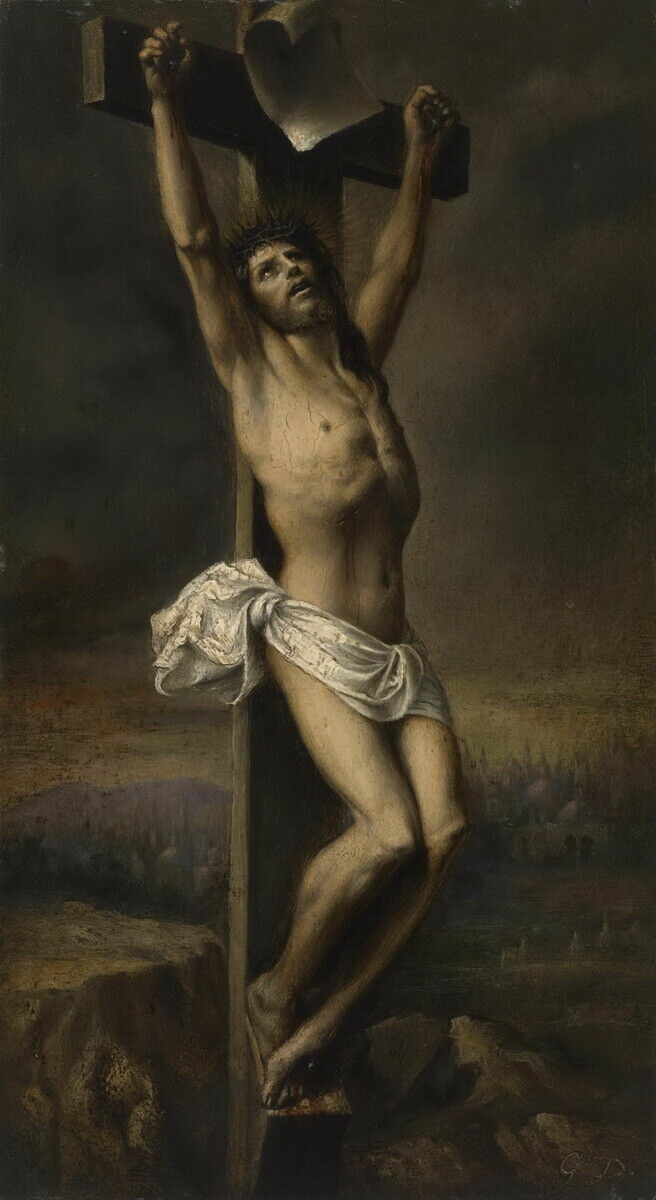 Gustave Dore Christ on the Cross Home Decor Handpainted &HD Print Oil Painting On Canvas Wall Art Canvas Pictures 191113
Gustave Dore Christ on the Cross Home Decor Handpainted &HD Print Oil Painting On Canvas Wall Art Canvas Pictures 191113