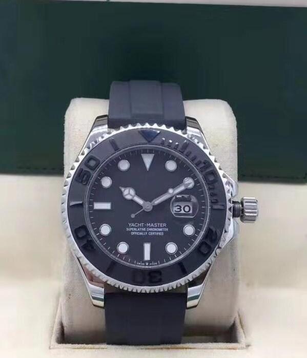 2019 Hot Selling 42mm Mens Watch Black Rubber Strap Automatic movement 2813 Mechanical Watch Wristwatches Free Shipping, Slivery;brown
2019 Hot Selling 42mm Mens Watch Black Rubber Strap Automatic movement 2813 Mechanical Watch Wristwatches Free Shipping, Slivery;brown