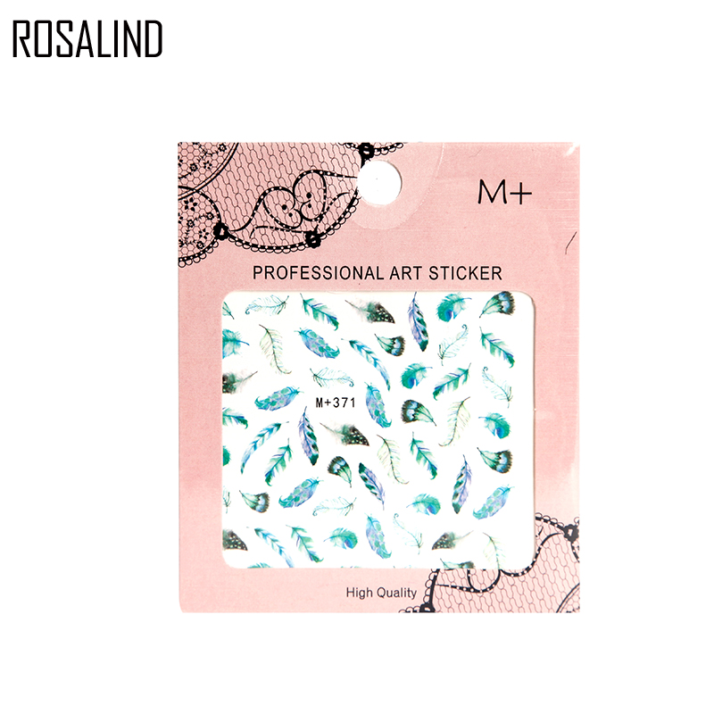 ROSALIND 1Bag Colorful Feather Nail Art Decal Stickers Fashion Tips Decoration New Women Girl Watermark Nail Art Sticker, White
ROSALIND 1Bag Colorful Feather Nail Art Decal Stickers Fashion Tips Decoration New Women Girl Watermark Nail Art Sticker, White