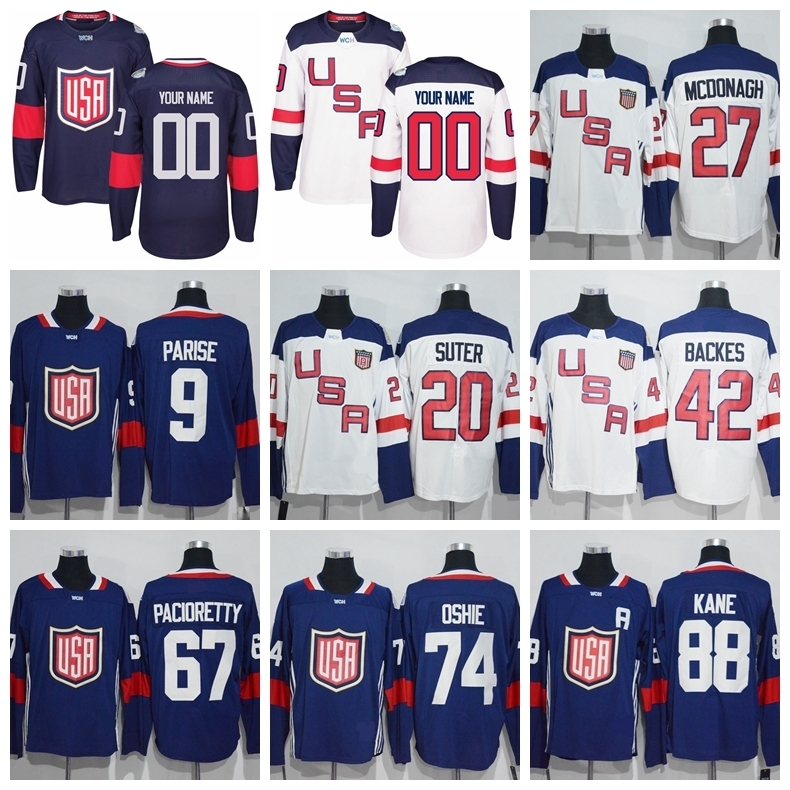 2016th World Cup Team Hockey 20 Ryan Suter Jerseys Stitched 27 McDonagh Bishop Jonathan Quick 67 Max Pacioretty 88 Patrick Kane Jersey, Same as picture
2016th World Cup Team Hockey 20 Ryan Suter Jerseys Stitched 27 McDonagh Bishop Jonathan Quick 67 Max Pacioretty 88 Patrick Kane Jersey, Same as picture