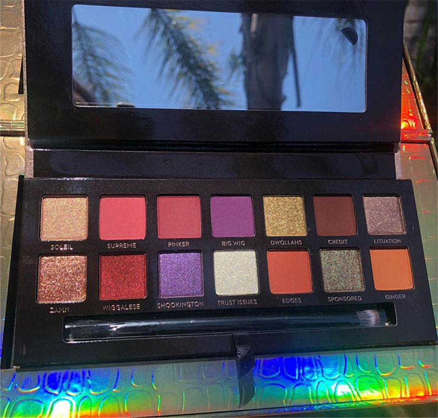 High Quality Makeup eye shadow Palette 14colors limited eye shadow palette with brush eyeshadow palette free Shipping
High Quality Makeup eye shadow Palette 14colors limited eye shadow palette with brush eyeshadow palette free Shipping