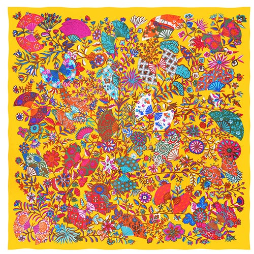 Print Silk Square Scarf For Women Handmade Red Big Stoles Shawls Scarves Large Twill Scarfs Wholesale