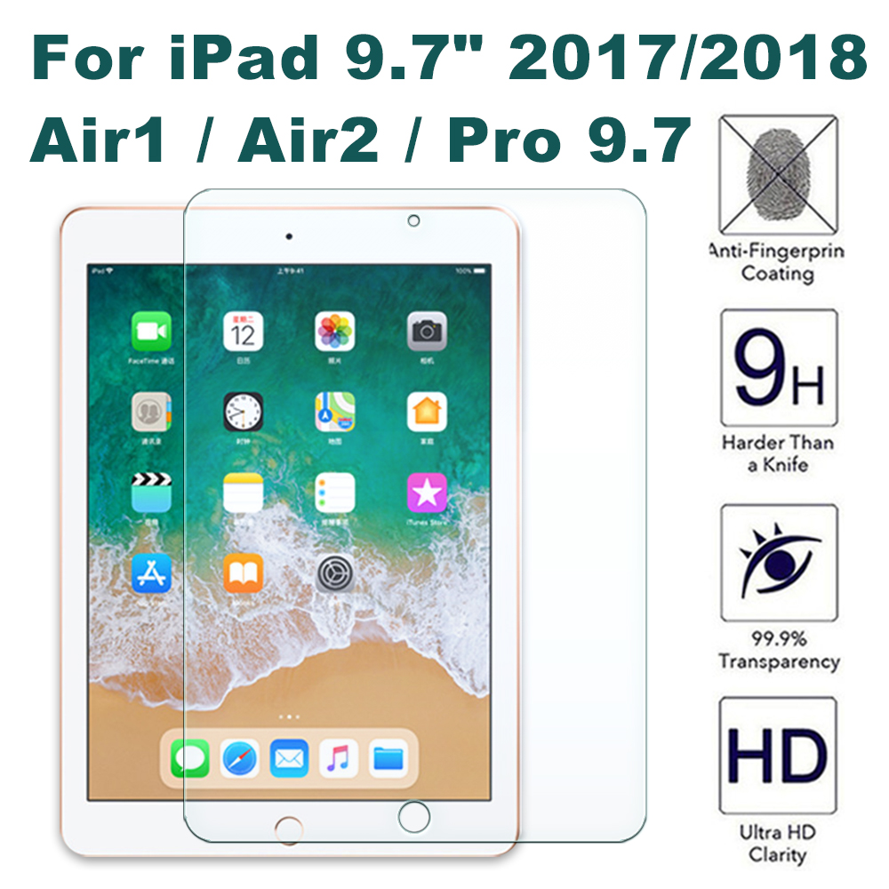 Tempered Glass 0.3MM Screen Protectors for Ipad Pro 12.9 inch Air 2 3 10.5 2019Mini 2 4 5 With Package