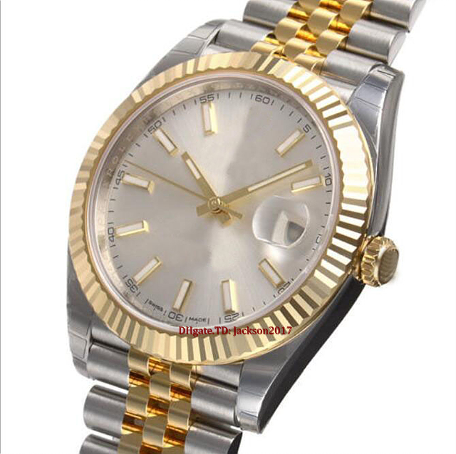 Christmas gift Original box certificate Mens Watches 41mm 126333 Steel Yellow Gold Silver Index Dial Watch
Christmas gift Original box certificate Mens Watches 41mm 126333 Steel Yellow Gold Silver Index Dial Watch