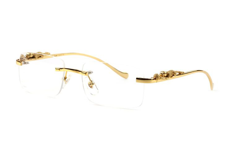 Luxury sunglasses men brand square clear lens alloy leopard buffalo horn glasses optical rimless frame vintage golden silver metal sunglass
Luxury sunglasses men brand square clear lens alloy leopard buffalo horn glasses optical rimless frame vintage golden silver metal sunglass
