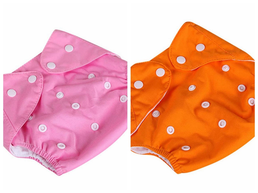 Reusable Baby Cloth Diaper Washable Adjustable Training Pant Cloth Diaper Baby Eco-friendly Diapers 7 colors KKA7853