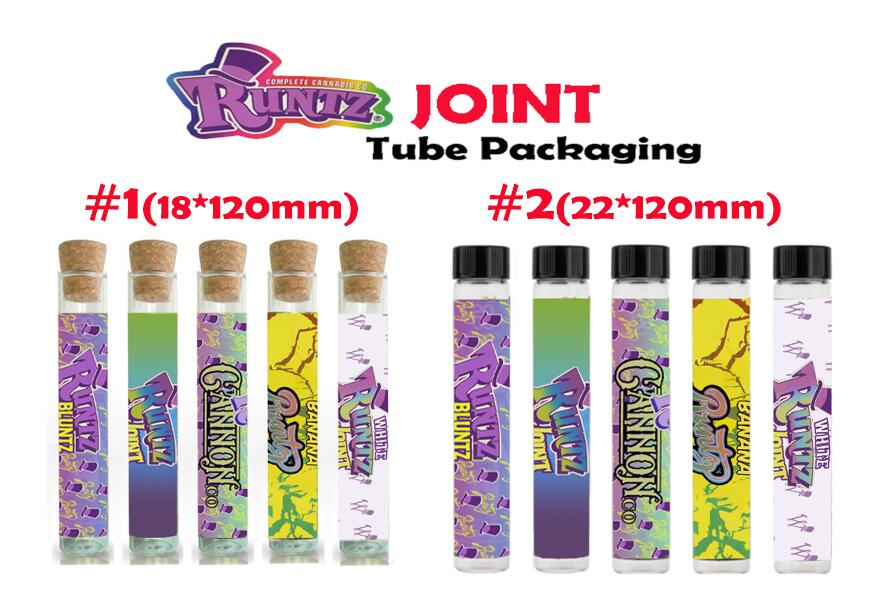 22*120mm 5Type RUNTZ JOINT BLUNTZ glass Tubes for Joint Preroll Joints and Rolls Tube King Size Preroll Joint Tubes 5" (50
22*120mm 5Type RUNTZ JOINT BLUNTZ glass Tubes for Joint Preroll Joints and Rolls Tube King Size Preroll Joint Tubes 5" (50