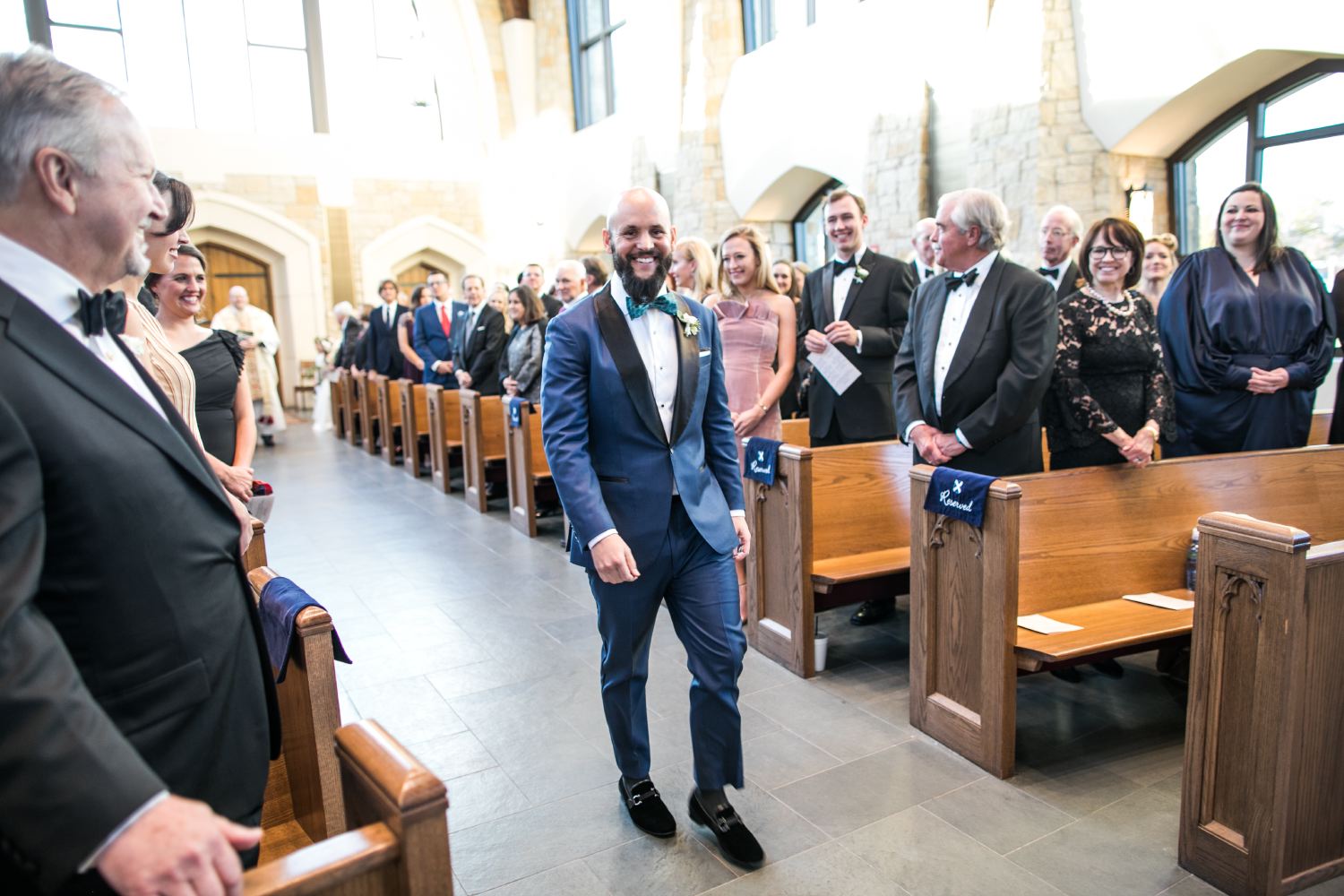 Blue Mens Suits Slim Fit Tuxedo wedding piece coat pant designs black lapel Mens Formal Wedding Tuxedos Two Pieces(Jacket+Pants)