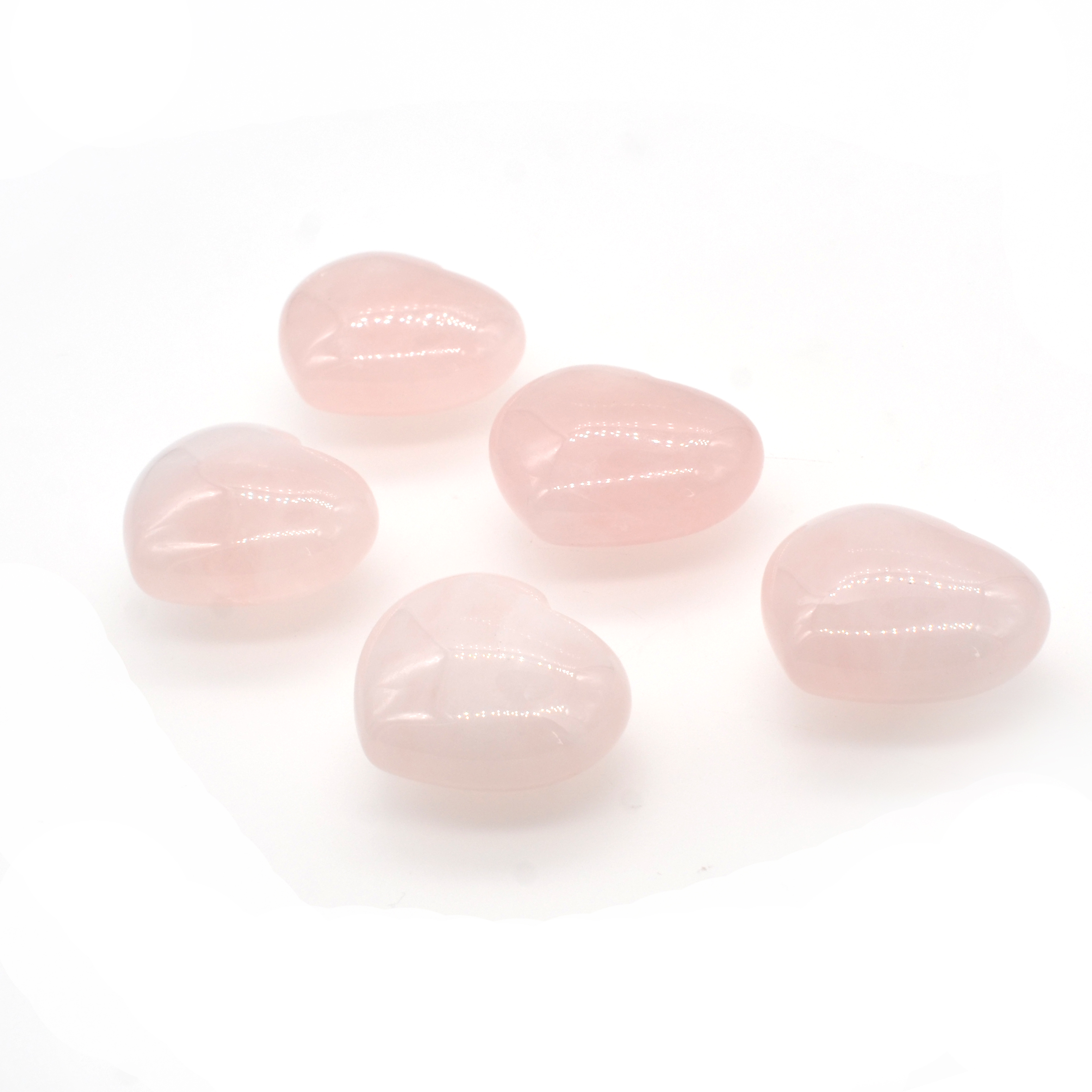 Natural stone heart non-porous home decoration toys for multiple purposes