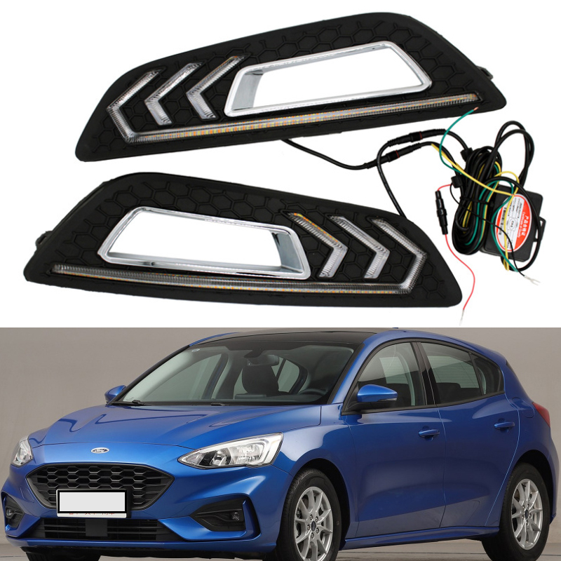 Car Flashing 2pcs White LED Special Car Daylight LED Daytime Running Light Modified Mustang Lamp Fit for 15-17 ford focus car light, Black
Car Flashing 2pcs White LED Special Car Daylight LED Daytime Running Light Modified Mustang Lamp Fit for 15-17 ford focus car light, Black