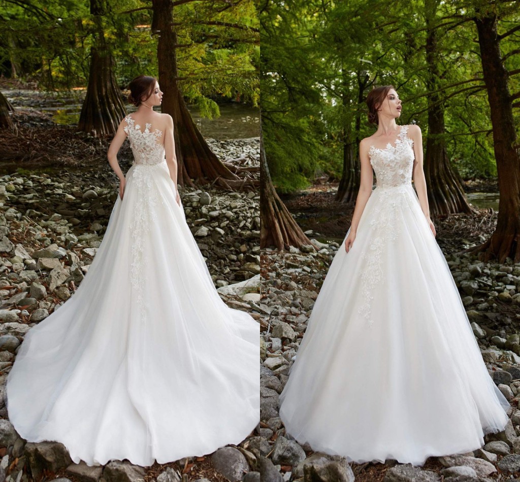 2019 A Line White Wedding Dresses One Shoulder Lace Appliqued Sweep Train Boho Wedding Dress Plus Size Custom Made Garden Bridal Gowns, Light yellow
2019 A Line White Wedding Dresses One Shoulder Lace Appliqued Sweep Train Boho Wedding Dress Plus Size Custom Made Garden Bridal Gowns, Light yellow