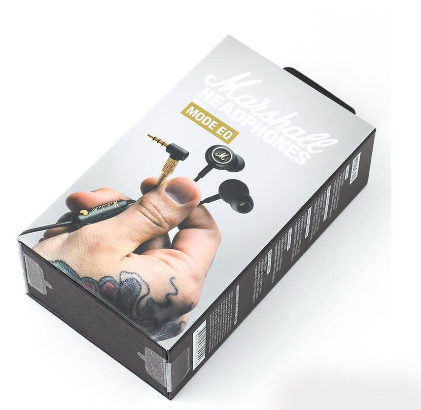 Mode EQ in-Ear Headphones with mic HiFi ear buds headphones universal for mobile phones Free shipping