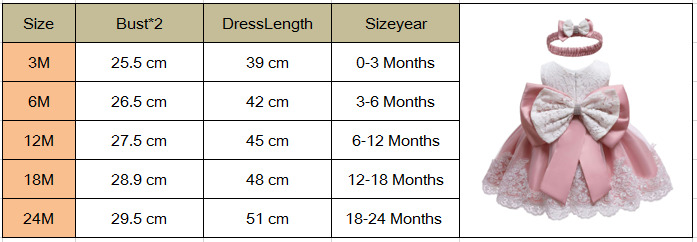 Kids Baby Bow Girls Party Lace Dress Wedding Bridesmaid Dresses Princess 0-24M Girls Sleeveless Bow Dress