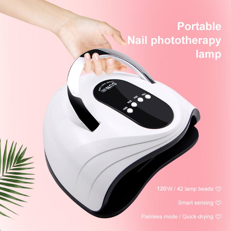 Dropshiping 120W Nail Lamp Nail Dryer Dual hands 42PCS LED Curing All Gel Polish With Motion Sensing Manicure Salon Tool, Usb sunx4
Dropshiping 120W Nail Lamp Nail Dryer Dual hands 42PCS LED Curing All Gel Polish With Motion Sensing Manicure Salon Tool, Usb sunx4