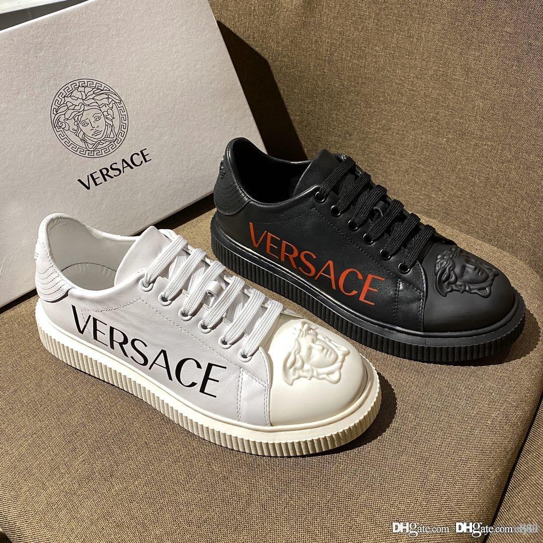 Fashion Luxury Designer Men's Women's Casual Shoes White Black Golden Leather Trainer Platform Sneakers Plate-forme Size 38-45, Box
Fashion Luxury Designer Men's Women's Casual Shoes White Black Golden Leather Trainer Platform Sneakers Plate-forme Size 38-45, Box