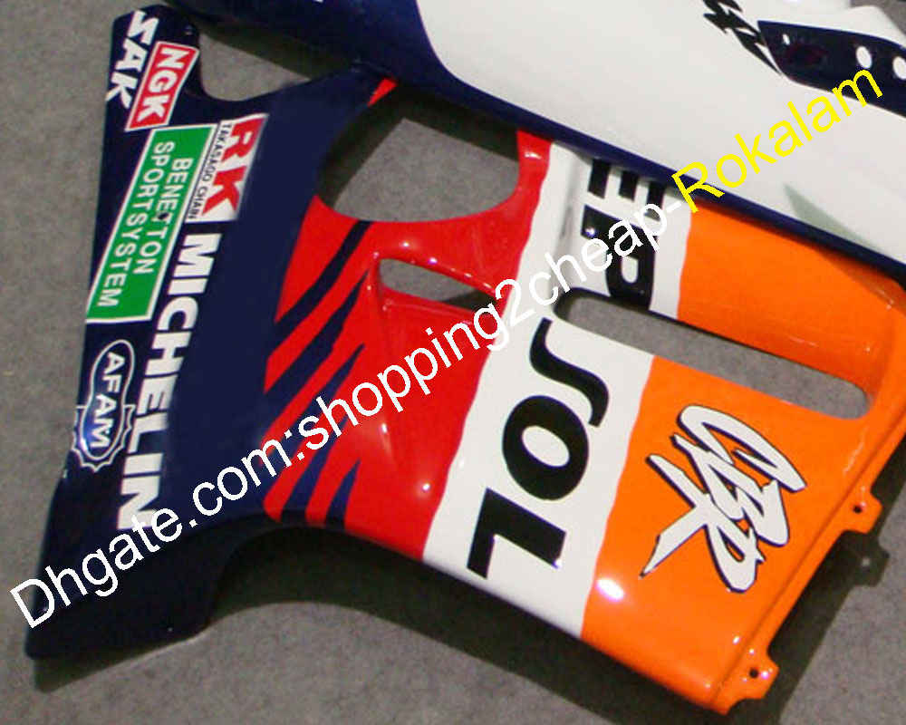 Cowling Fairings For Honda CBR250R Body Kit MC19 1988 1989 CBR 250R CBR 250 RR 88 89 ABS Motorcycle Fairing Injection molding