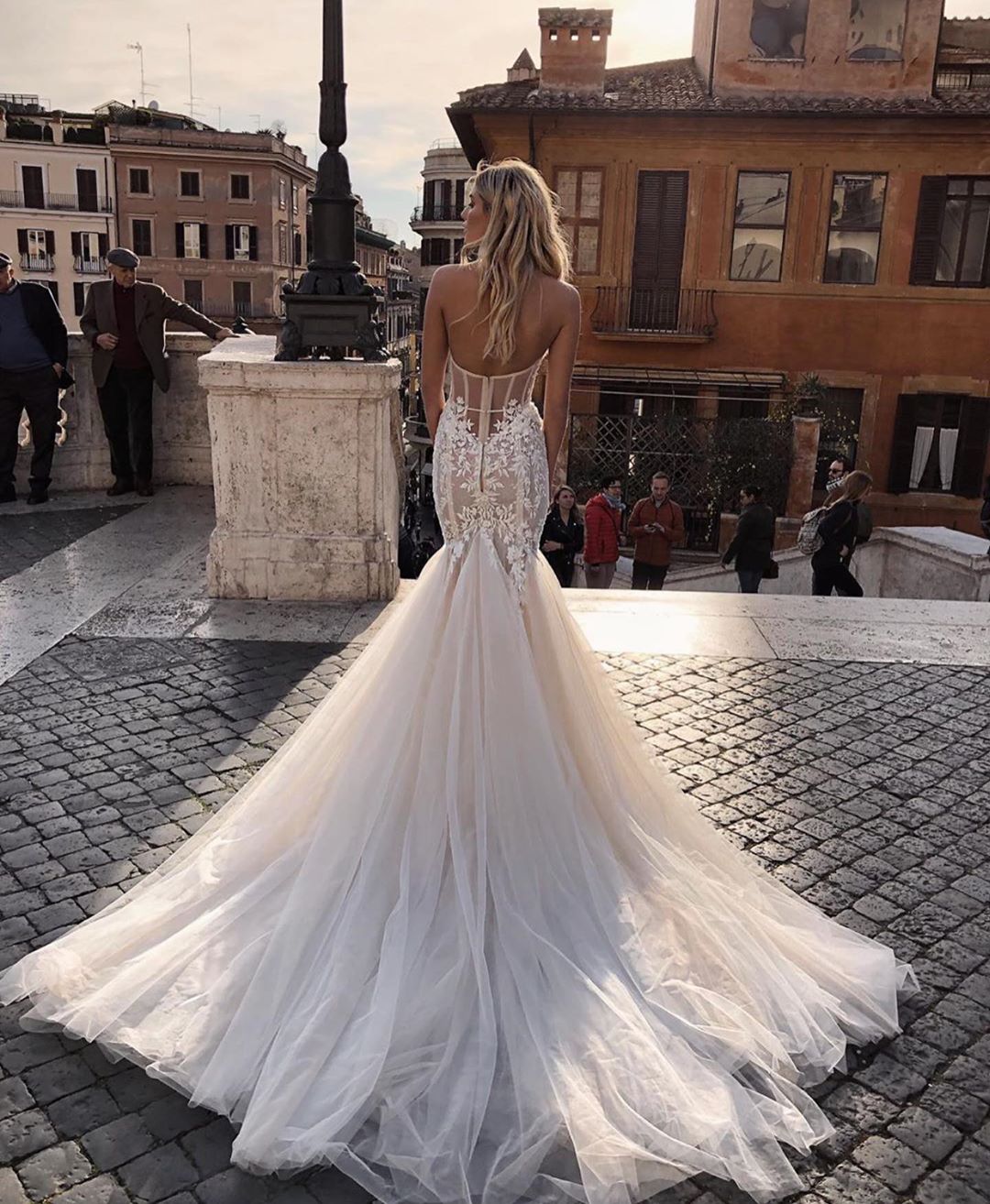 Mermaid Ful Lace Wedding Dresses Sweetheart Neck Beaded Bridal Gowns Court Train Tulle Appliqued Robes De Mari E