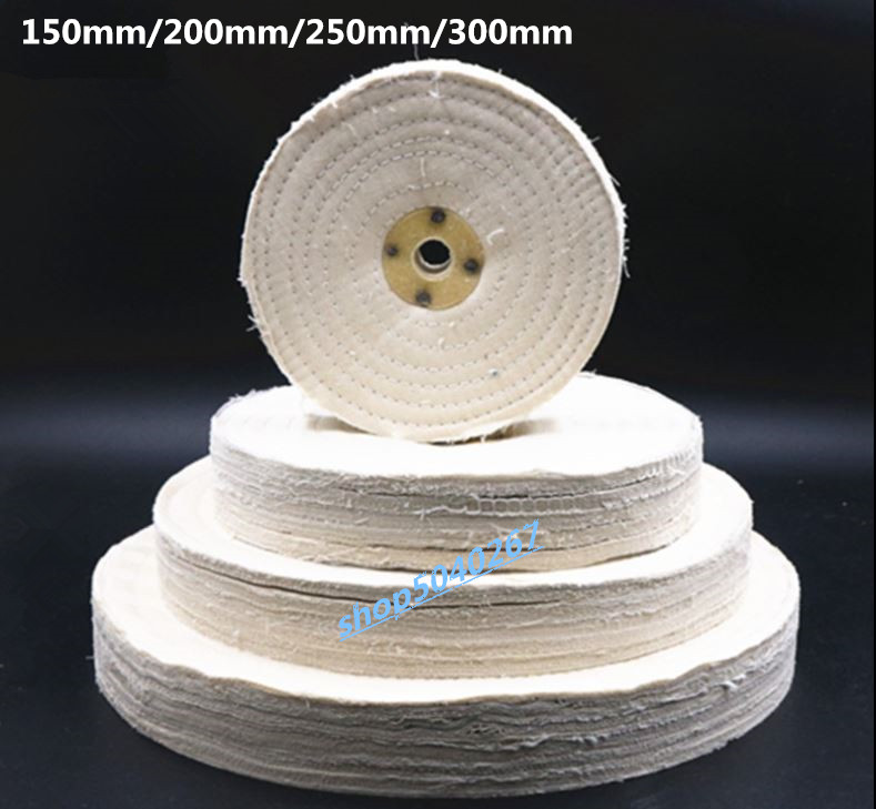 1pc150/ 200/ 250/ 300mm high quality White Cotton Cloth Polishing Wheels for Jewelry Mirror Polishing Wheel Metal Tool
1pc150/ 200/ 250/ 300mm high quality White Cotton Cloth Polishing Wheels for Jewelry Mirror Polishing Wheel Metal Tool