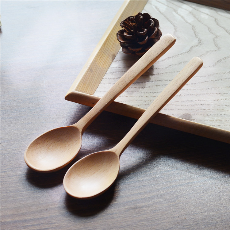 Beech wooden spoon teaspoon stirring feeding soup eating rice wood small long handle scoop kitchen utensils accessories
Beech wooden spoon teaspoon stirring feeding soup eating rice wood small long handle scoop kitchen utensils accessories