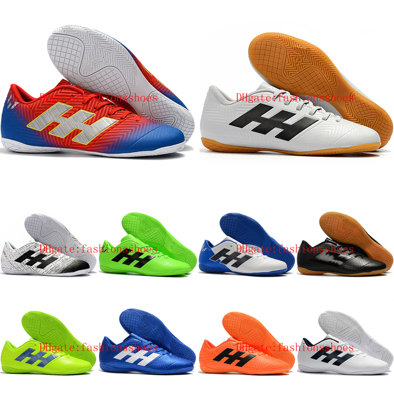 2019 mens soccer shoes Nemeziz Messi Tango 18.4 IC soccer cleats cheap indoor football boots botas de futbol top quality, Black
2019 mens soccer shoes Nemeziz Messi Tango 18.4 IC soccer cleats cheap indoor football boots botas de futbol top quality, Black