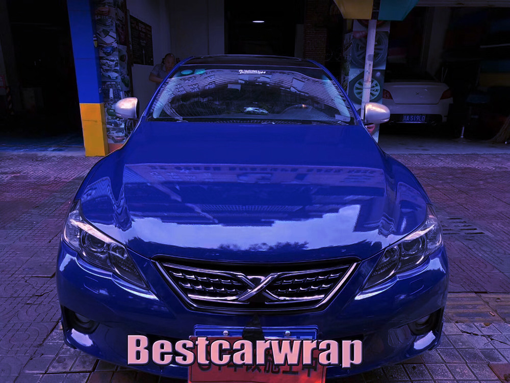 Gloss Midnight Blue Vinyl wrap FOR Car Wrap with air Bubble Free vehicle wrap covering foil With Low tack glue 3M quality 1.52x20m 5x67ft
Gloss Midnight Blue Vinyl wrap FOR Car Wrap with air Bubble Free vehicle wrap covering foil With Low tack glue 3M quality 1.52x20m 5x67ft