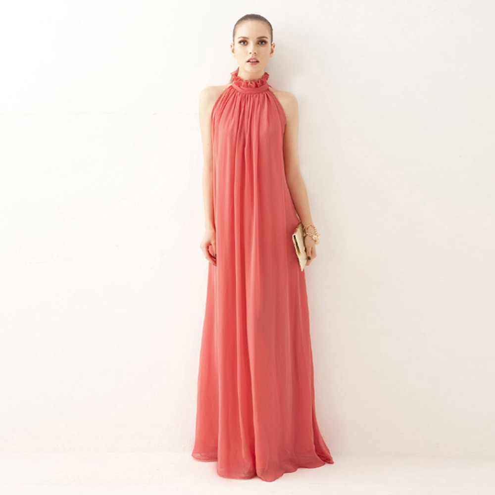 4 Colors Summer Chiffon Maternity Pregnant Women Pregnancy Female Clothing Long Dresses Beach Dressing Clothes Solid Sleeveless