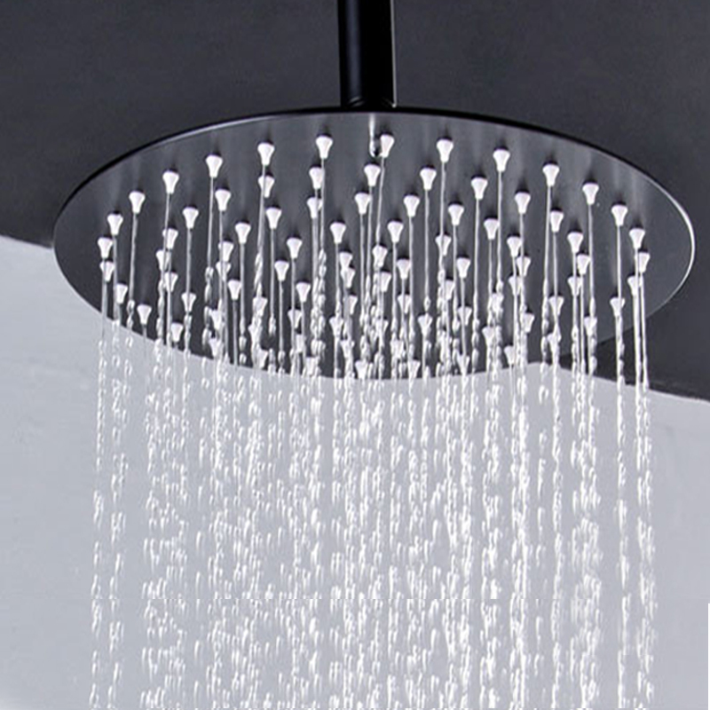Inox Blackened 8" 10" 12" Modern Round Shower Head Wall Ceiling Overhead Shower 2mm thickness Bath Bathroom High Quality Prodcts
Inox Blackened 8" 10" 12" Modern Round Shower Head Wall Ceiling Overhead Shower 2mm thickness Bath Bathroom High Quality Prodcts