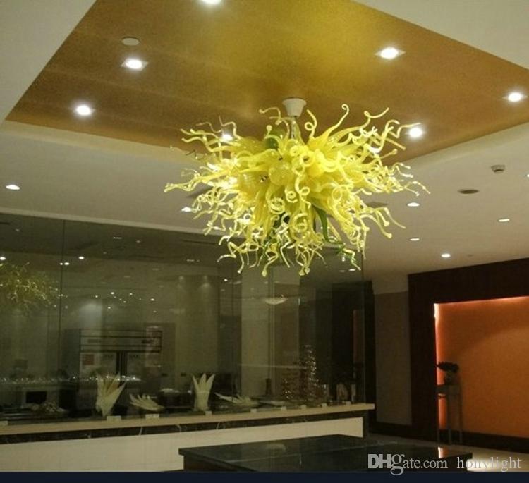 Vinatge Mouth Blown Glass Chandelier Light Green Yellow Color LED Bulbs Style Murano Glass Art Decorative Home and Hotel Chandelier
Vinatge Mouth Blown Glass Chandelier Light Green Yellow Color LED Bulbs Style Murano Glass Art Decorative Home and Hotel Chandelier