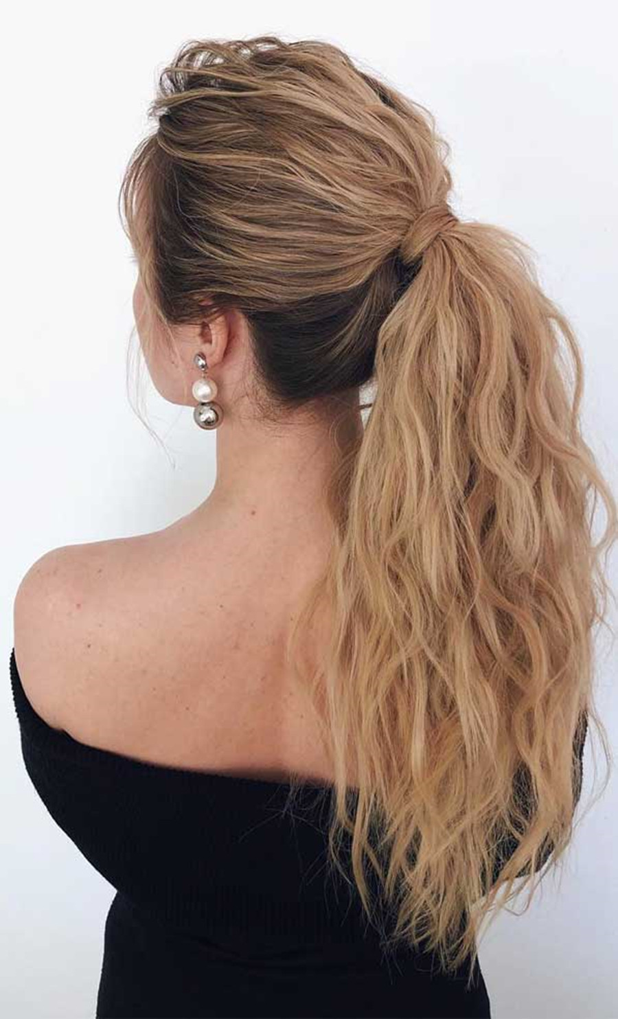 Beautiful ombre human hair ponytail natural highlight well balayage brown ombre blonde wraps ponytail hair piece virgin hair ponytail 140g