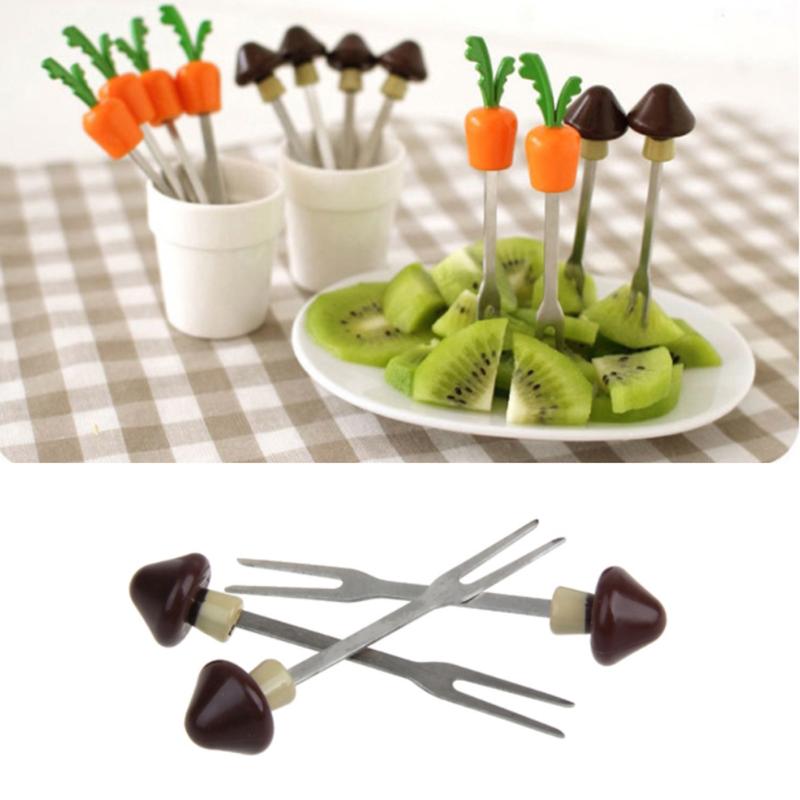 1 Set Mushroom Shape Design Stainless Steel Fruit Forks Picks Set Cake Picks Party Supplies for Party Banquet (Silver + Coffee
1 Set Mushroom Shape Design Stainless Steel Fruit Forks Picks Set Cake Picks Party Supplies for Party Banquet (Silver + Coffee