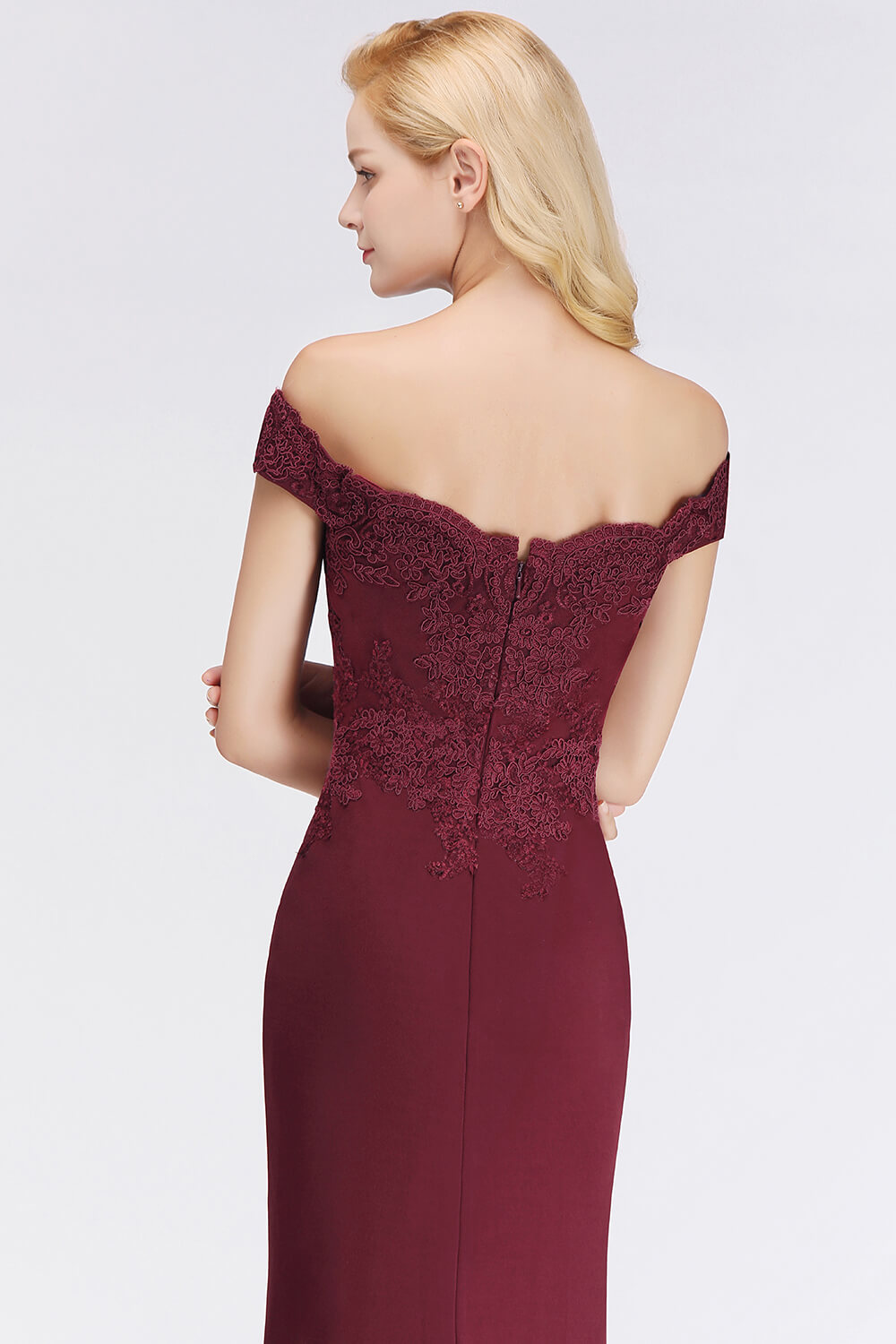 Babyonlinedress Real Image Mermaid Lace Long Evening Dresses 2020 Sexy Backless Cap Sleeve Prom Evening Gowns Robe De Soiree CPS1080
